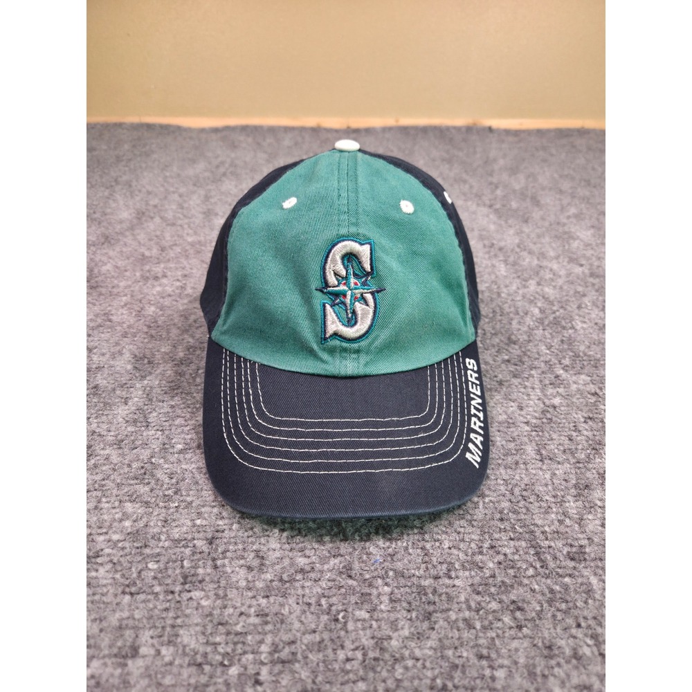 Seattle Mariners Hat OSFA Navy Teal Fan Favorite Adjustable Baseball Cap MLB